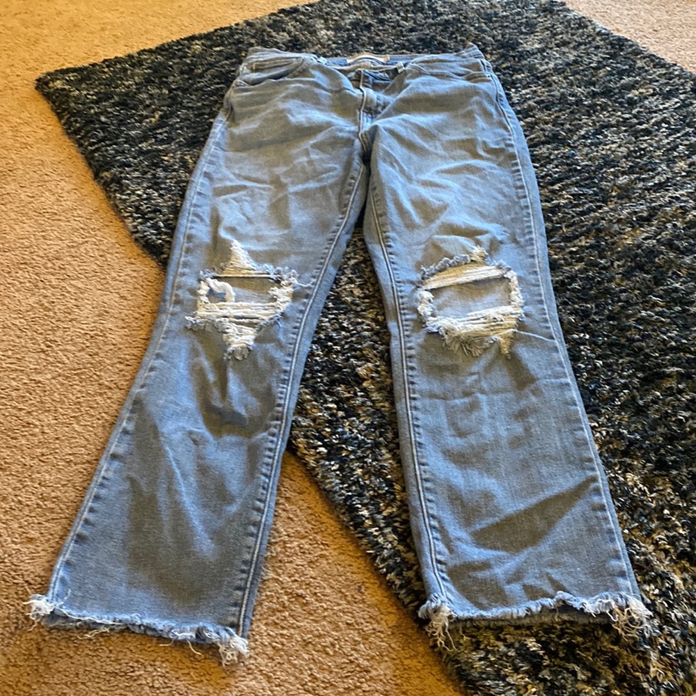 Levi’s 724 high rise straight crop 29